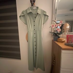 Calvin Klein maxi mint dress